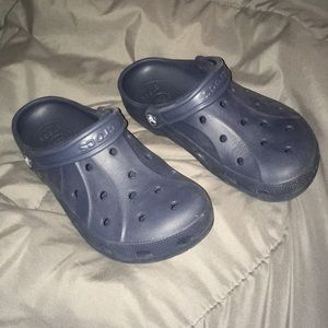Navy blue crocs